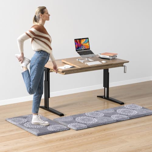 LuxStep Kitchen Mats for Floor,0.47 inch Thicker Cushioned Rug Anti-Fatigue Mats for Kitchen Decor Accessories,Waterproof Non-Slip Mats and Rugs Set for Office,Laundry 17.3"×29"+17.3"×47",Grey - Image 7