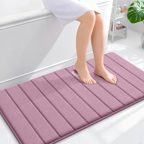 OLANLY Memory Foam Long Bathroom Rugs Runner 44x24, Super Soft Absorbent by OLANLY
