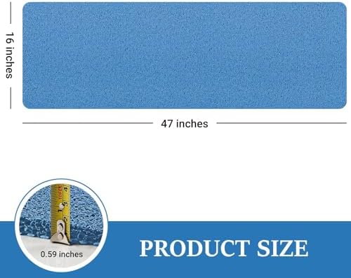 LuxStep Shower Mat Bathtub Mat Non-Slip Bath Mat with Drain, Quick Drying - Image 2