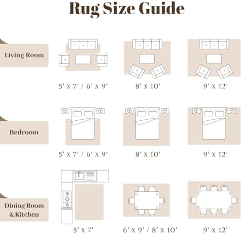 Homemate Washable Rug 8x10 Area Rugs - Vintage Rugs for Living Room - Image 2