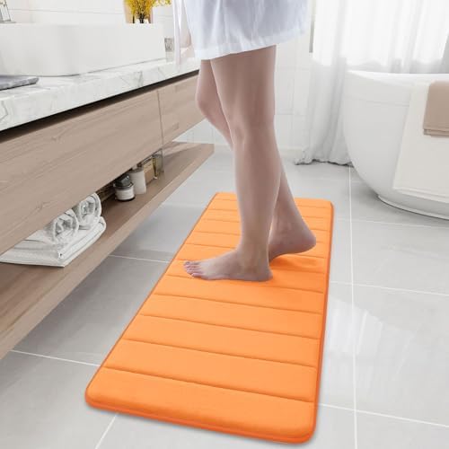 Buganda Memory Foam Bath Mat 47 x 17, Ultra Soft Absorbent Bathroom Rugs by Buganda