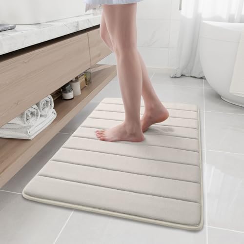 Buganda Memory Foam Bath Mat 35.4 x 24, Ultra Soft Absorbent Bathroom Rugs by Buganda