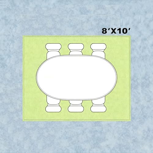 8x10 Rugs for Living Room Washable Green Area Rug Rugs for Bedroom - Image 7