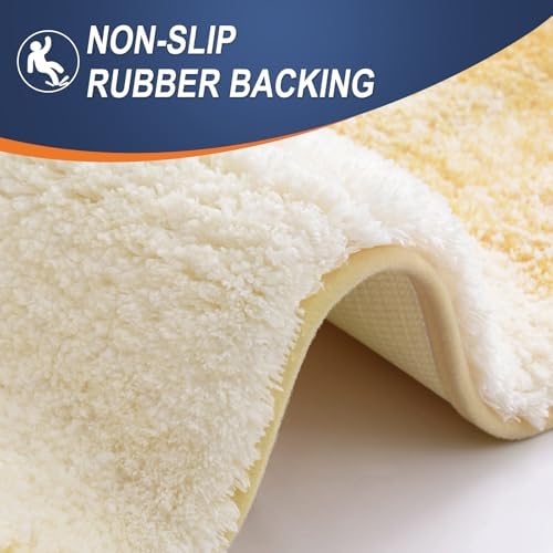 OLANLY Bathroom Runner Rug 47x17, Extra Soft Absorbent Microfiber Bath Rugs - Image 5