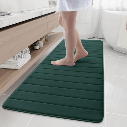 Buganda Memory Foam Bath Mat 70 x 24, Ultra Soft Absorbent Bathroom Rugs by Buganda