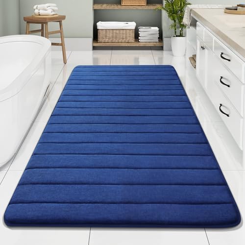 Buganda Memory Foam Bath Mat 70 x 34, Ultra Soft Absorbent Bathroom Rugs by Buganda