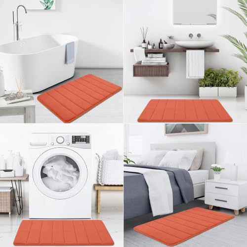 Buganda Memory Foam Bath Mat 34 x 20, Ultra Soft Absorbent Bathroom Rugs - Image 7