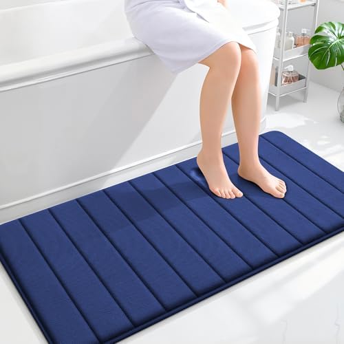 OLANLY Memory Foam Long Bathroom Rugs Runner 47x24, Super Soft Absorbent by OLANLY