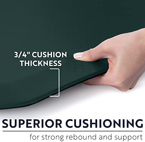 KANGAROO Cushioned Anti Fatigue Kitchen Mats for Floor, 20x32 Hunter Green - Image 2