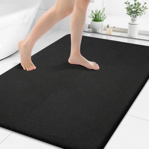 Smiry Memory Foam Bath Mat 44x32, Extra Soft Absorbent Bathroom Rugs by Smiry