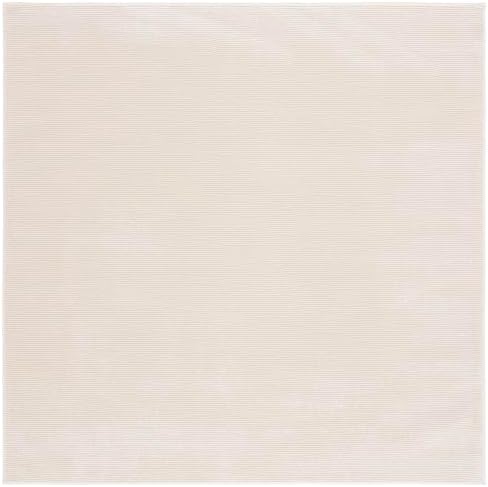 SAFAVIEH Revive Collection Area Rug - 5'3" Square, Ivory, Non-Shedding & Easy to Clean, Ideal for Living Room, Bedroom, Dining Space (REV102A) - Image 2