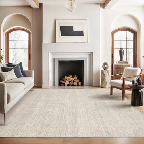 Valenrug 6x9 Area Rugs Non Slip, Large Washable Rugs for Living Room, Beige by Valenrug