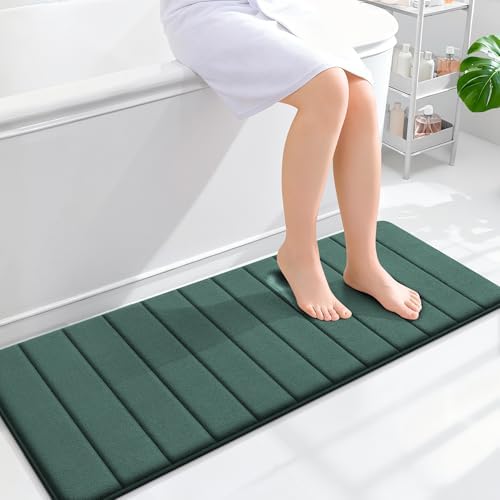 OLANLY Memory Foam Long Bathroom Rugs Runner 47x17, Super Soft Absorbent by OLANLY