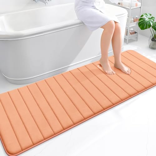OLANLY Memory Foam Long Bathroom Rugs Runner 70x24, Super Soft Absorbent by OLANLY