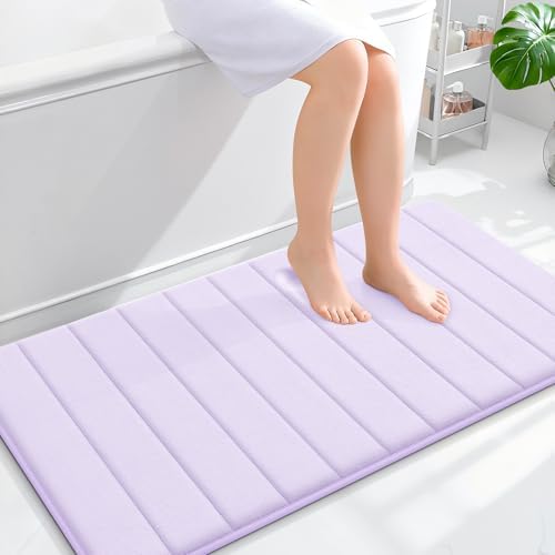 OLANLY Memory Foam Long Bathroom Rugs Runner 44x24, Super Soft Absorbent by OLANLY
