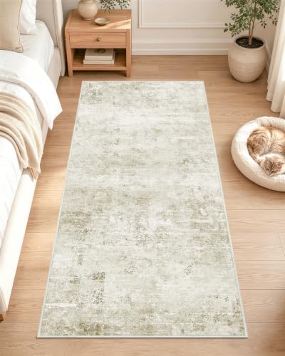 OLANLY 2x5 Washable Runner Rug, Soft Non Slip Carpet for Hallway Kitchen by OLANLY