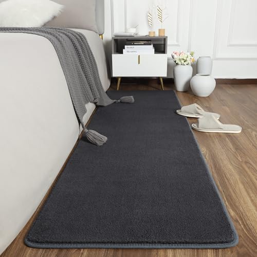 AROGAN 2x8 Runner Rug for Hallway, Long Runner Rugs Non Slip, Dark Grey - Image 3