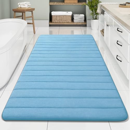 Buganda Memory Foam Bath Mat 70 x 34, Ultra Soft Absorbent Bathroom Rugs by Buganda