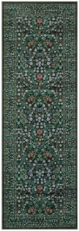 GarveeHome Dark Green Floral 2x6 Washable Kitchen Runner Rug - Image 4