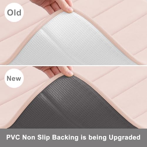 Buganda Memory Foam Bath Mat 35.4 x 24, Ultra Soft Absorbent Bathroom Rugs - Image 3