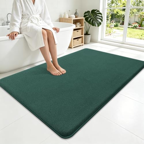 Smiry Memory Foam Bath Mat 59x35, Extra Soft Absorbent Bathroom Rugs by Smiry
