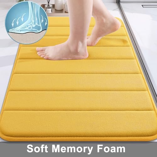 Buganda Memory Foam Bath Mat 59 x 20, Ultra Soft Absorbent Bathroom Rugs - Image 2