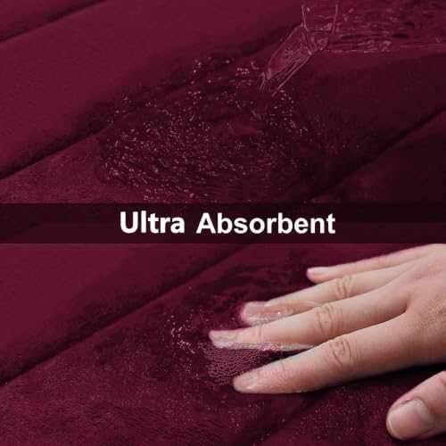 Buganda Memory Foam Bath Mat 31.5 x 20, Ultra Soft Absorbent Bathroom Rugs - Image 5