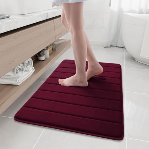 Buganda Memory Foam Bath Mat 35.4 x 24, Ultra Soft Absorbent Bathroom Rugs by Buganda