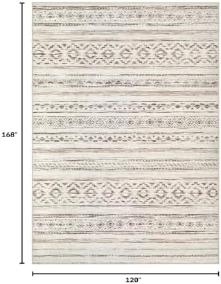 cotiled Boho 10x14 Area Rug for Living Room: Large Moroccan Washable Rug - Image 2