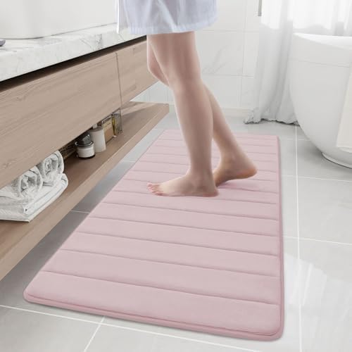 Buganda Memory Foam Bath Mat 55 x 24, Ultra Soft Absorbent Bathroom Rugs by Buganda