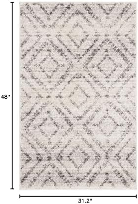 SAFAVIEH Adirondack Accent Rug 2'6"x4', Boho Light Grey & Grey ADR131C - Image 2