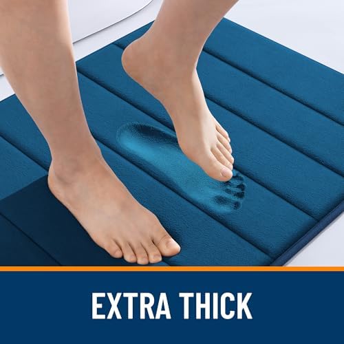OLANLY Memory Foam Long Bathroom Rugs Runner 70x24, Super Soft Absorbent - Image 6