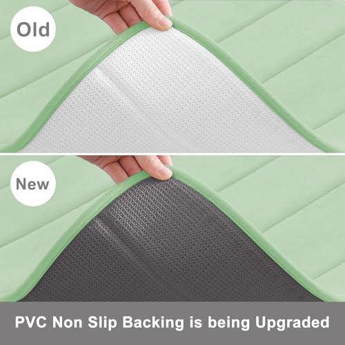 Buganda Memory Foam Bath Mat 59 x 34, Ultra Soft Absorbent Bathroom Rugs - Image 4