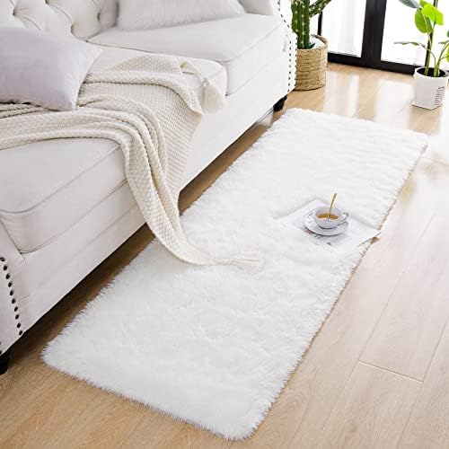 Chicrug Soft Runner Rug for Bedroom Living Room Plush Fluffy Rug 2x10 - Image 5