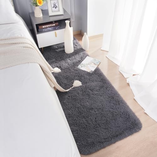 Chicrug Soft Runner Rugs for Bedroom Living Room Plush Fluffy Rugs 2x6 - Image 4