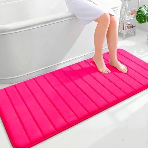 OLANLY Memory Foam Long Bathroom Rugs Runner 59x24, Super Soft Absorbent by OLANLY