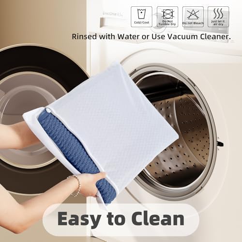 TYUU Toilet Rug, Thin Toilet Rugs U Shaped Washable Non Slip Absorbent Quick Dry Low Pile Toilet Mat, Navy Blue 20"x24" U Shape - Image 5