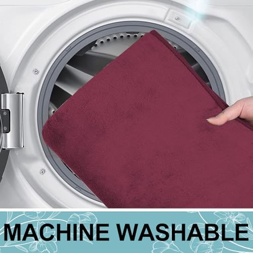 Smiry Memory Foam Bath Mat 59x34, Extra Soft and Absorbent Bathroom Rugs - Image 7