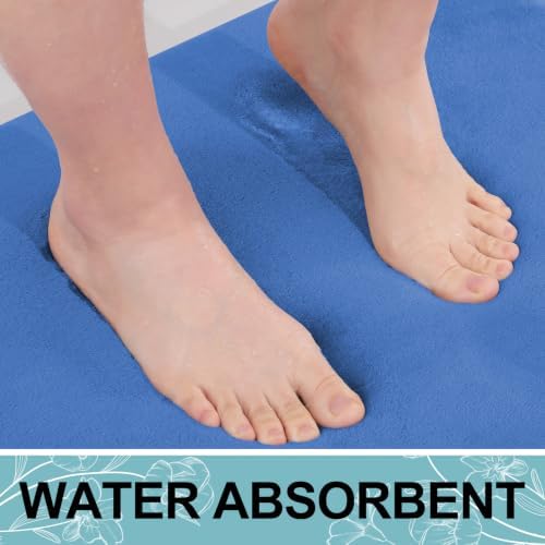 Smiry Memory Foam Bath Mat 30x20, Extra Soft and Absorbent Bathroom Rugs - Image 5