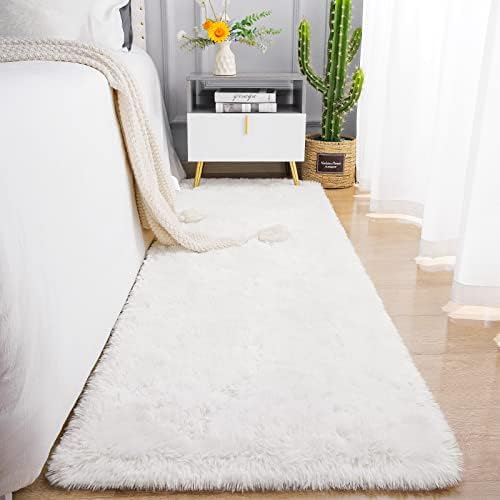 Chicrug Soft Runner Rug for Bedroom Living Room Plush Fluffy Rug 2x10 by ChicrugHomeDecor