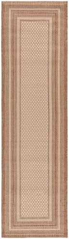 SAFAVIEH Courtyard Outdoor Runner Rug 2'3"x6', Beige CY8475-39312 - Image 2