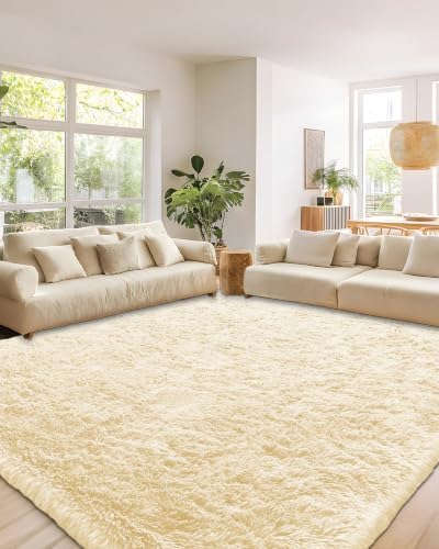 Smiry Area Rugs for Living Room Bedroom 2x6 ft, Fluffy Washable Carpet - Image 6