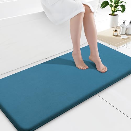 Smiry Memory Foam Bath Mat 59x20, Extra Soft and Absorbent Bathroom Rugs by Smiry