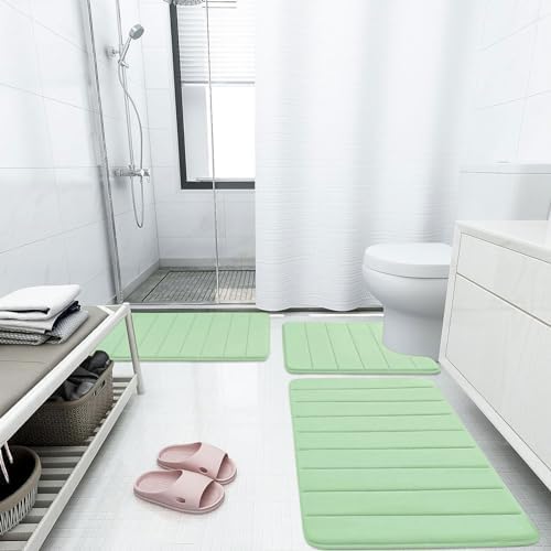 Buganda Memory Foam Bath Mat 70 x 34, Ultra Soft Absorbent Bathroom Rugs - Image 7