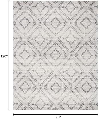 SAFAVIEH Adirondack Area Rug 8'x10', Boho Light Grey & Grey ADR131C - Image 2