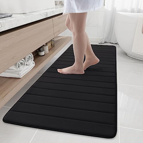 Buganda Memory Foam Bath Mat 70 x 24, Ultra Soft Absorbent Bathroom Rugs by Buganda