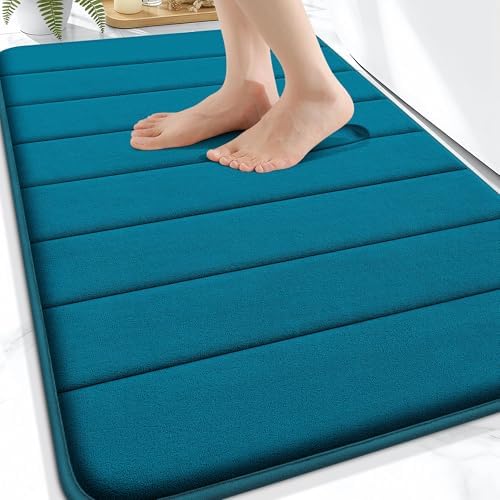 OLANLY Memory Foam Bath Mat 30x20, Super Soft and Absorbent Bathroom Rugs by OLANLY