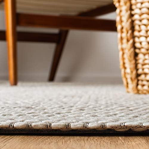 SAFAVIEH Marbella Collection Area Rug - 5' x 8', Light Brown & Ivory, Flat Weave Wool Design, Ideal for High Traffic Areas in Living Room, Bedroom (MRB392T) - Image 5
