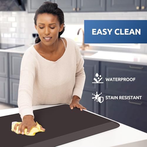 0.8" Thick Kitchen Mat Cushioned Anti Fatigue Rug Comfort Floor Mats - Image 3