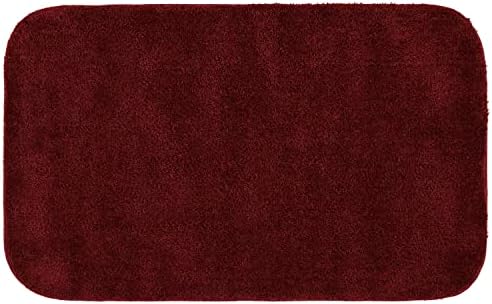Garland Rug Traditional Nylon Washable Chili Pepper Red 24" X 40" Bath Rug - Soft, Absorbent, and Stylish for Your Bathroom by Garland+Rug